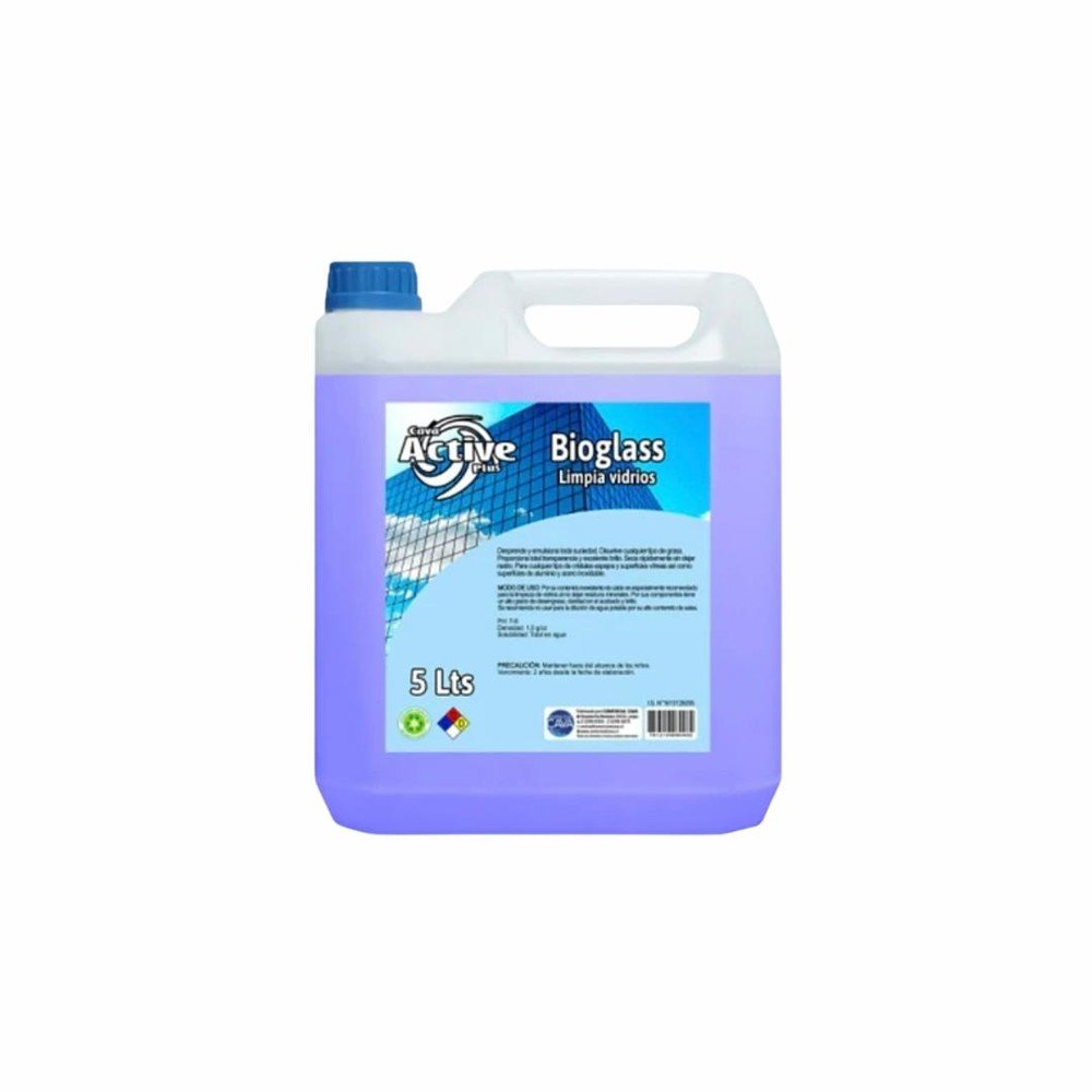 Liquido Limpiavidrios Multiuso Active Bidón 5 LT